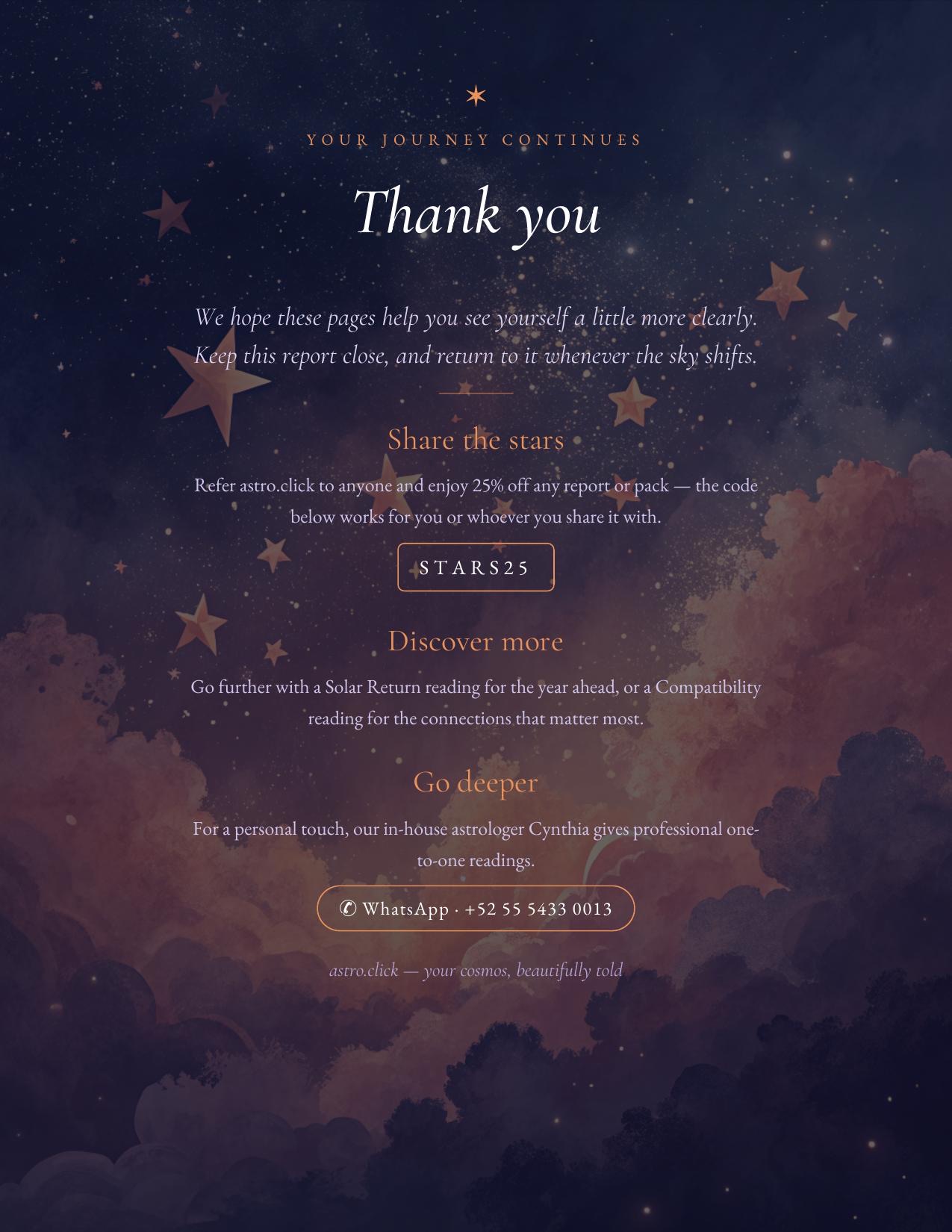 Natal Chart &mdash; sample