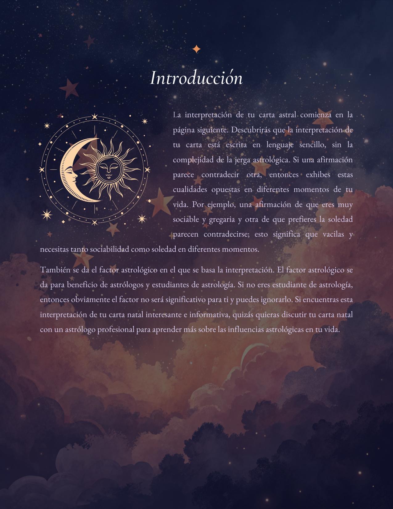 Carta Natal &mdash; ejemplo