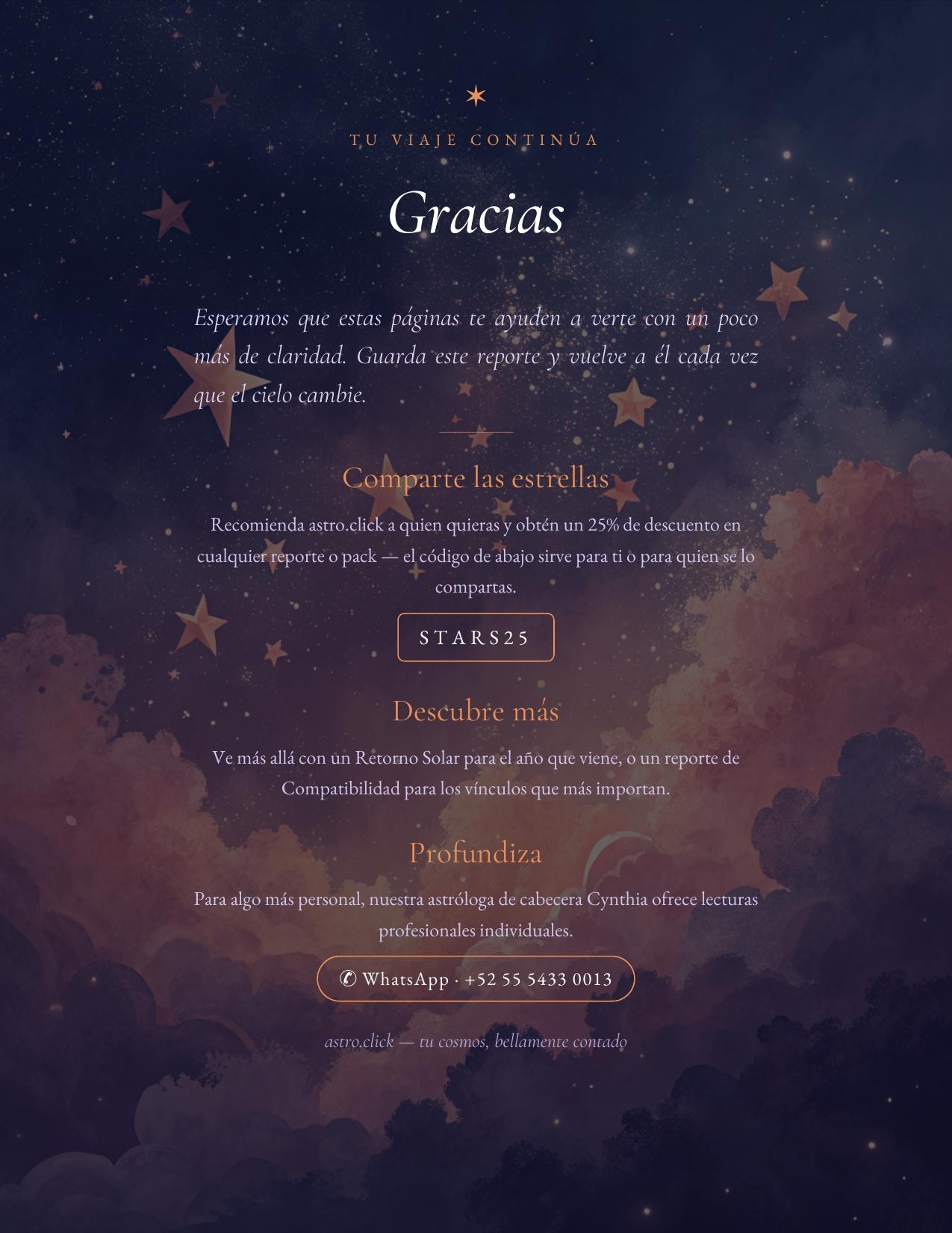 Carta Natal &mdash; ejemplo