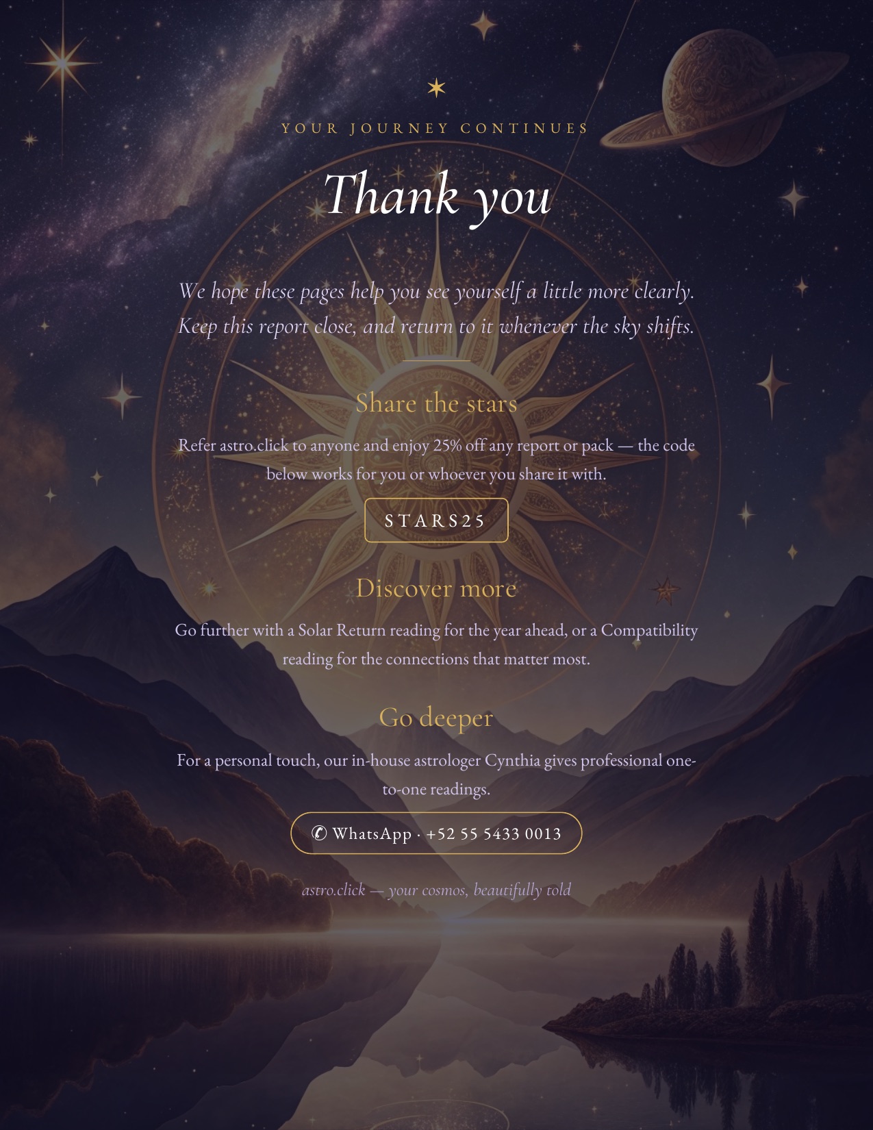 Solar Return &mdash; sample